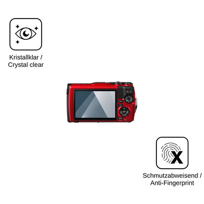 2x Screen Protector for Olympus OM System Tough TG-6 Flexible Glass 9H dipos