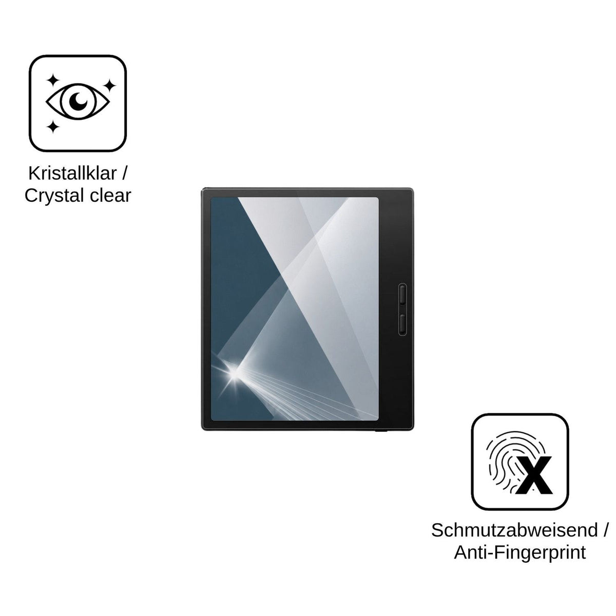 2x Screen Protector for Onyx Boox Go 7 Tappy Flexible Glass 9H dipos