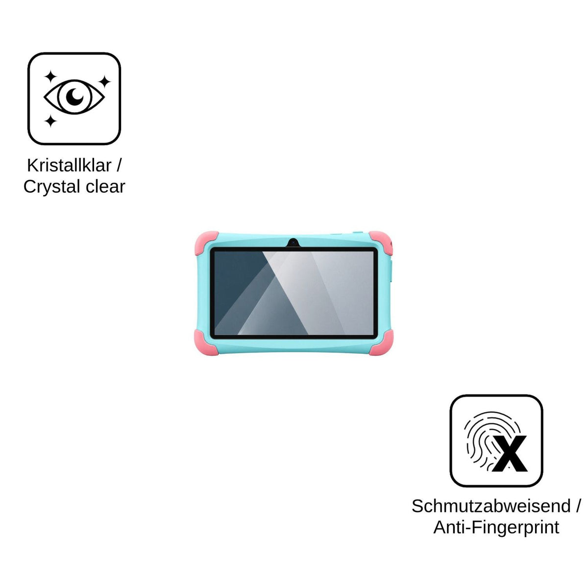 2x Screen Protector for Oscal Kido Mini Flexible Glass 9H dipos