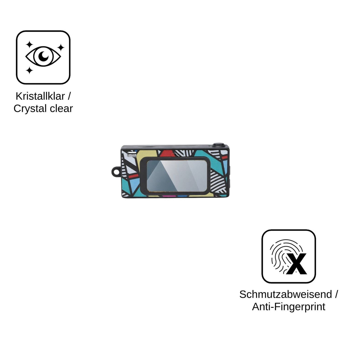 2x Screen Protector for Ouitble Minidigitalkamera 2K Flexible Glass 9H dipos