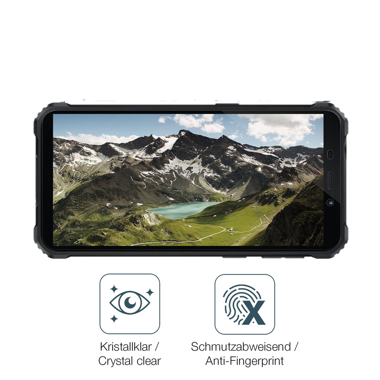 Schutz gegen Kratzer auf dem Oukitel G3 Outdoor Glas durch Schlüssel oder Ähnliches