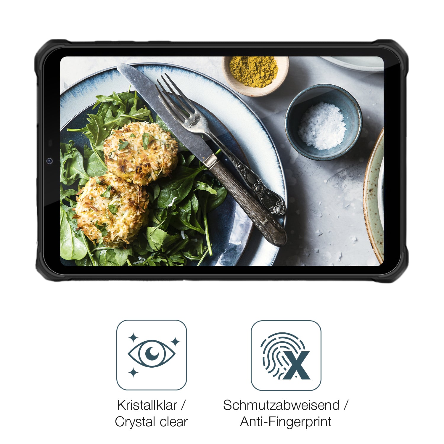 Schutz gegen Kratzer auf dem Oukitel RT3 Plus Outdoor Glas durch Schlüssel oder Ähnliches