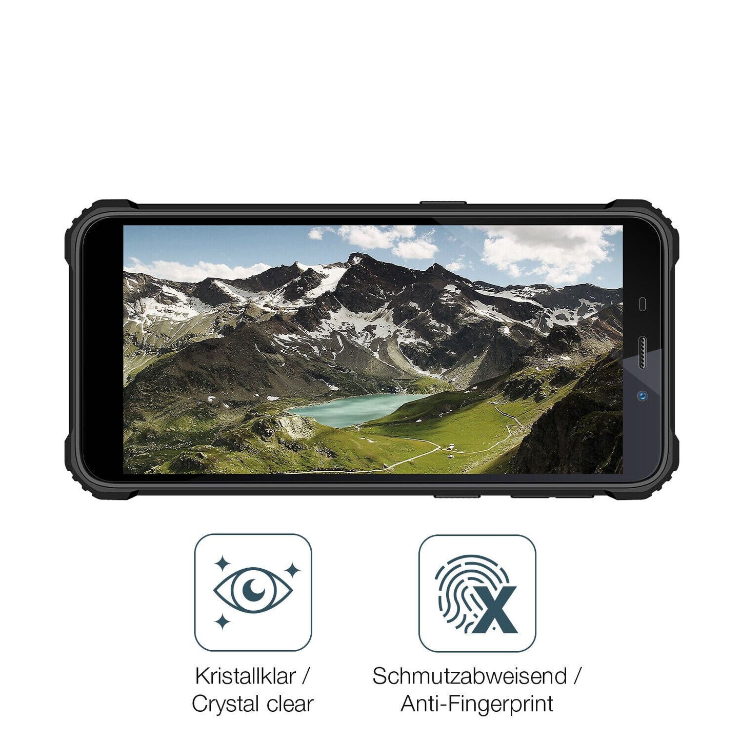Flexible TPU-Folie passend zugeschnitten für Oukitel WP20, vollständige Abdeckung