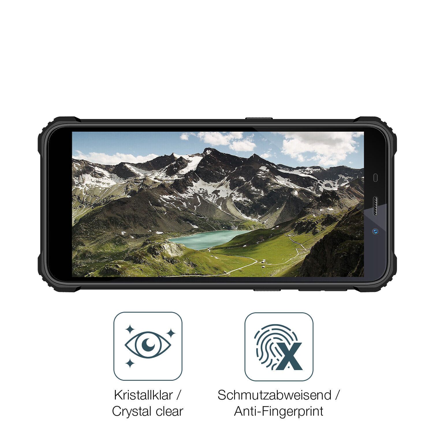 Flexible TPU-Folie passend zugeschnitten für Oukitel WP20, vollständige Abdeckung
