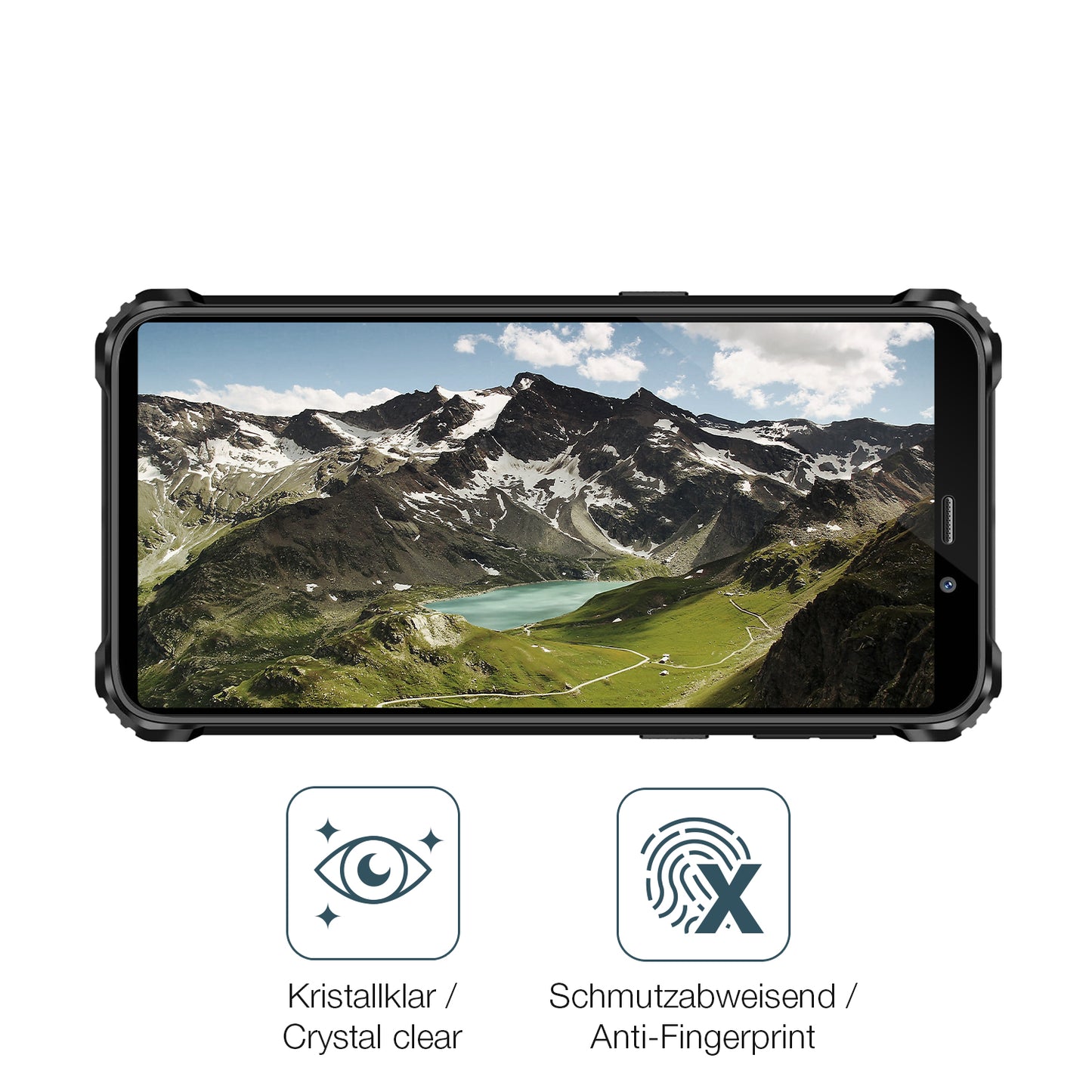 Flexible TPU-Folie passend zugeschnitten für Oukitel WP32 Pro, vollständige Abdeckung