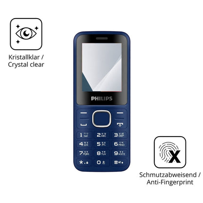 Flexible TPU-Folie passend zugeschnitten für Philips E2104, vollständige Abdeckung