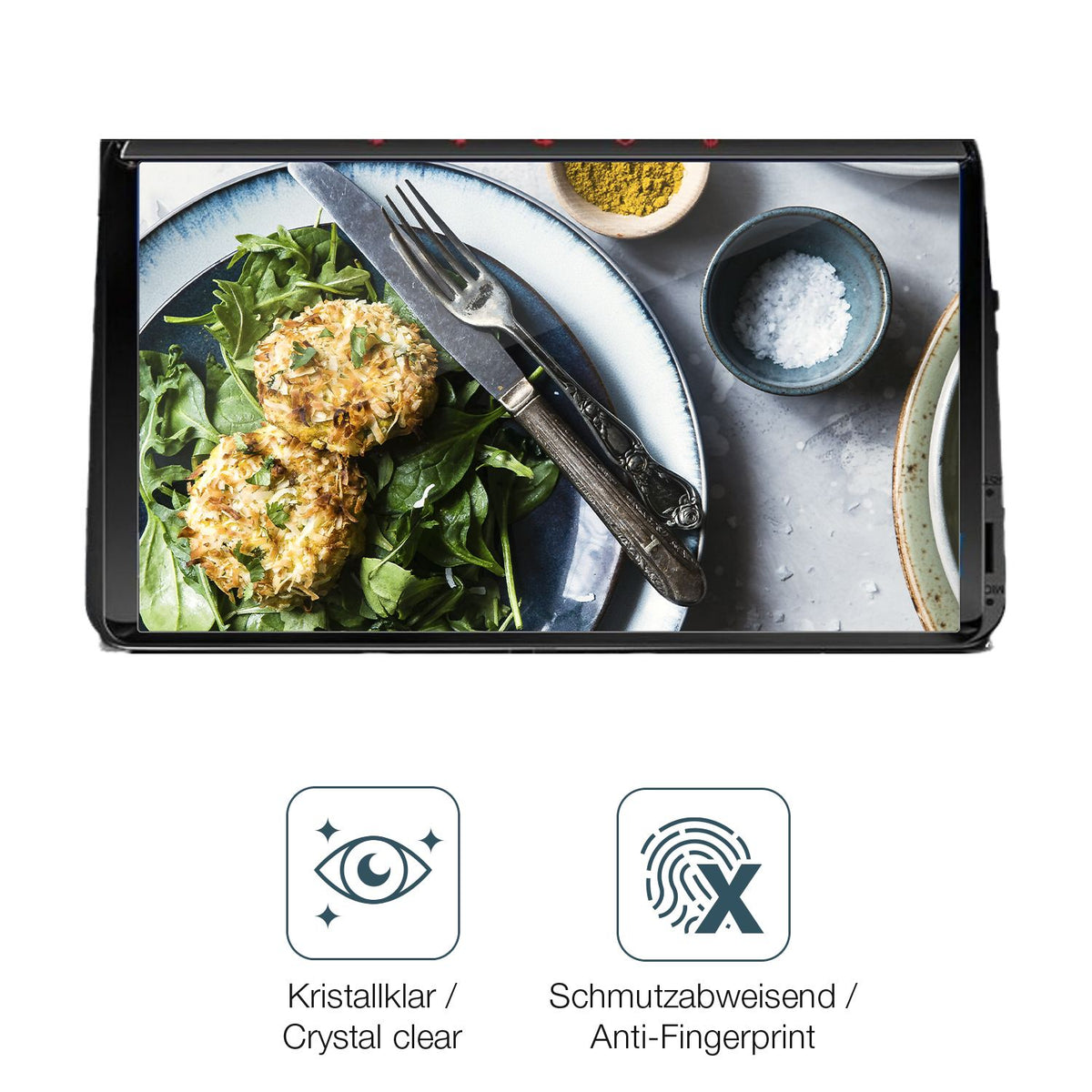 Schutz gegen Kratzer auf dem QIIKEN 8 Core 4Go Glas durch Schlüssel oder Ähnliches