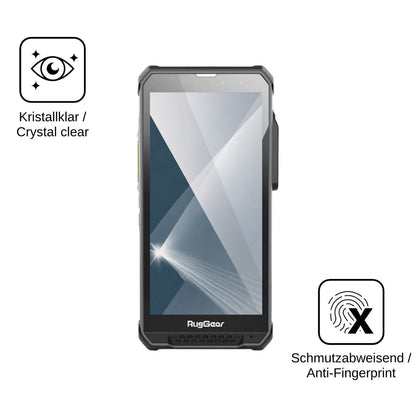 2x Screen Protector for RugGear RG880i Flexible Glass 9H dipos