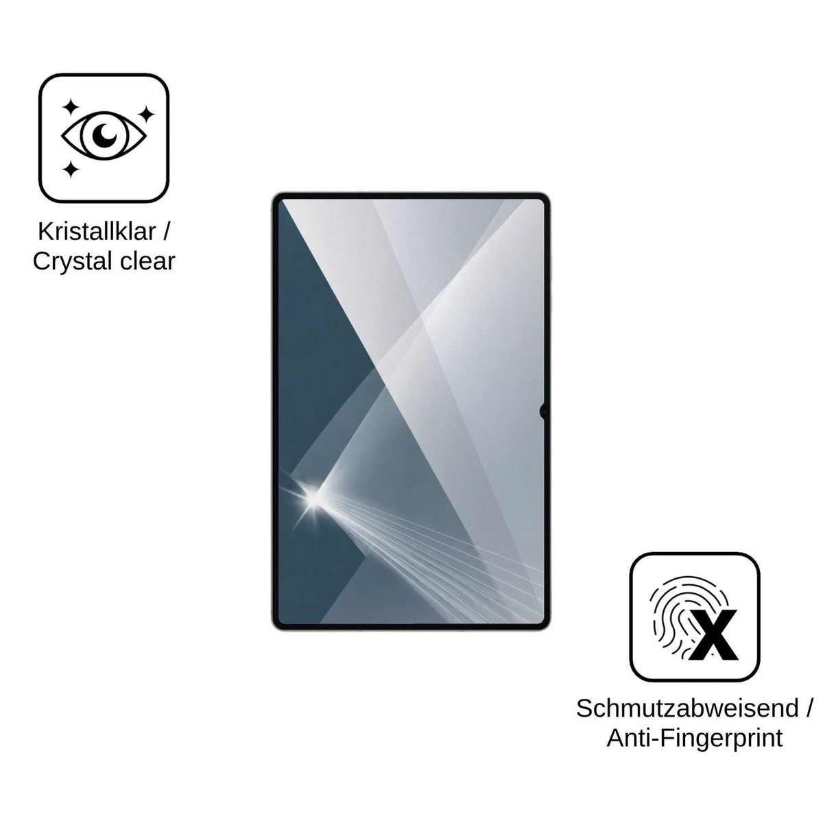 2x Screen Protector for Samsung Galaxy Tab S12 Ultra Flexible Glass 9H dipos