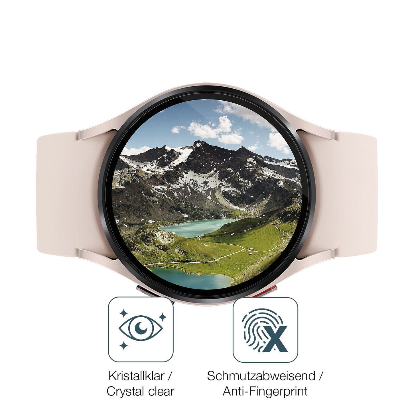 Flexible TPU-Folie passend zugeschnitten für Samsung Galaxy Watch 5 (40mm), vollständige Abdeckung