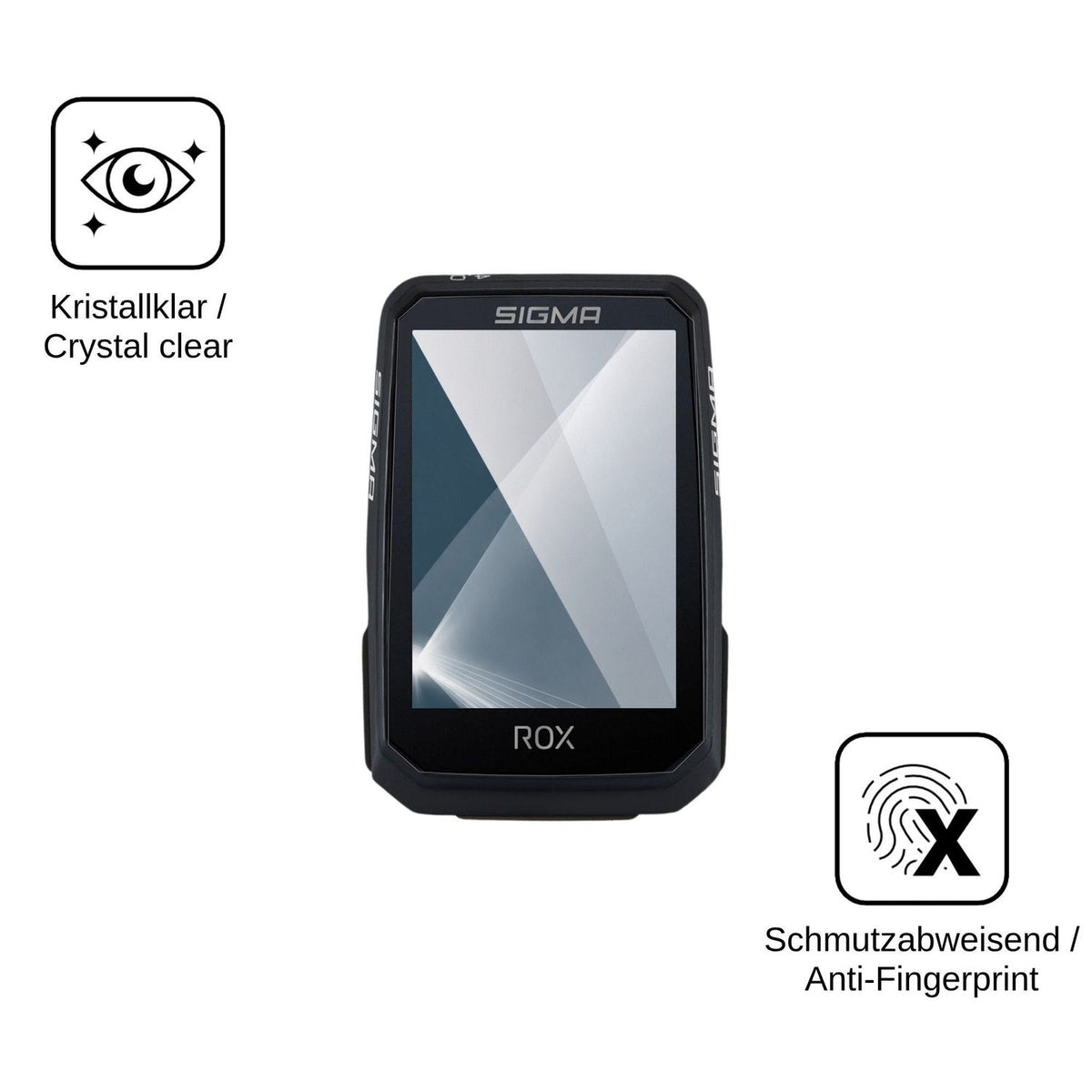 2x Screen Protector for Sigma ROX 4.0 Endurance Flexible Glass 9H dipos