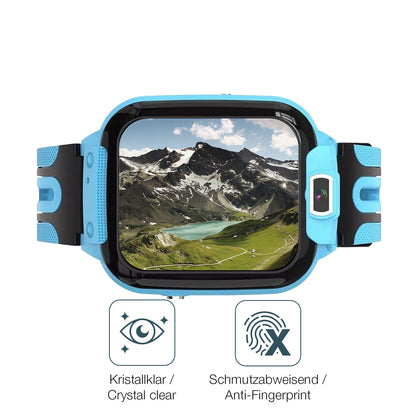 Schutz gegen Kratzer auf dem Smartwatch Kinder mit Telefonfunktion Glas durch Schlüssel oder Ähnliches
