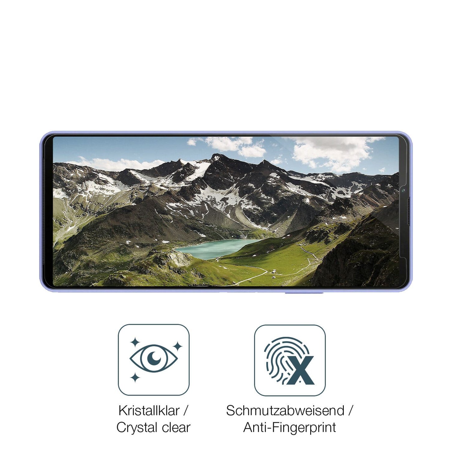 Flexible TPU-Folie passend zugeschnitten für Sony Xperia 10 IV, vollständige Abdeckung