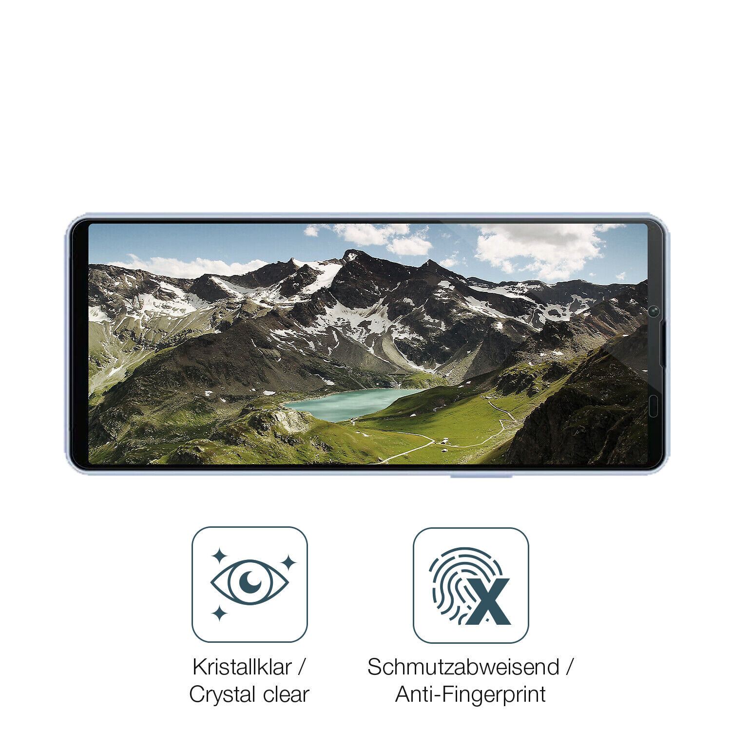 Flexible TPU-Folie passend zugeschnitten für Sony Xperia 10 V, vollständige Abdeckung