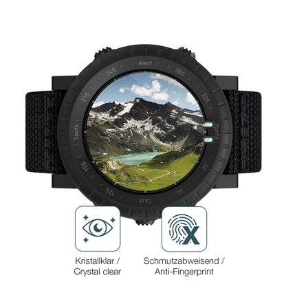Flexible TPU-Folie passend zugeschnitten für Suunto Core Alpha, vollständige Abdeckung