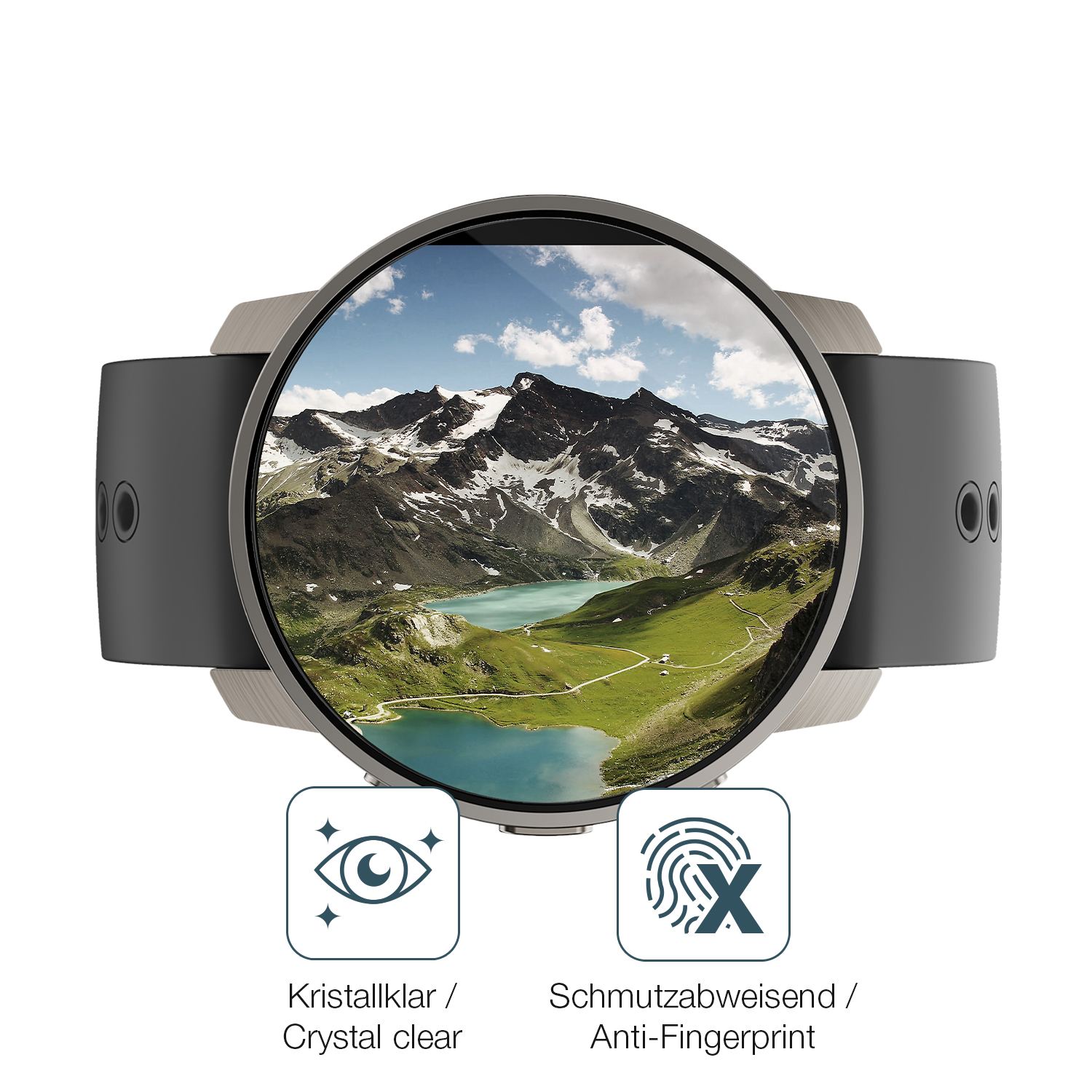 Flexible TPU-Folie passend zugeschnitten für Suunto Peak Pro, vollständige Abdeckung