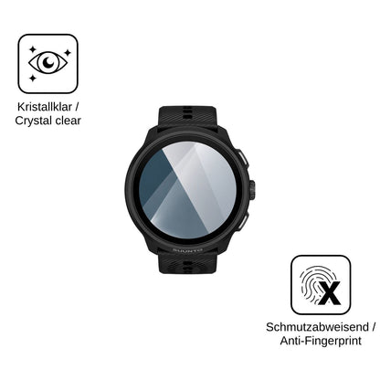 2x Screen Protector for Suunto Run 2 Flexible Glass 9H dipos