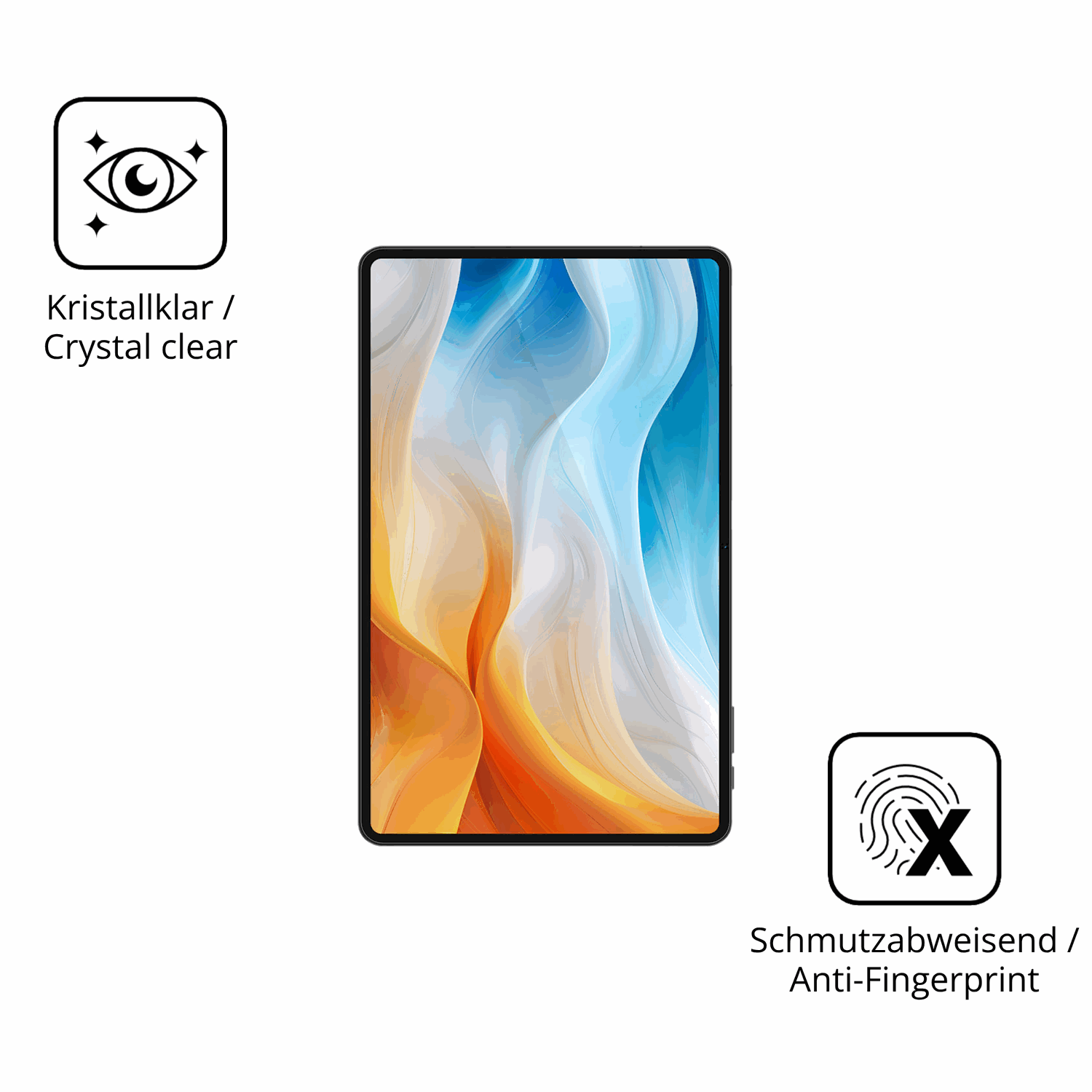 Flexible TPU-Folie passend zugeschnitten f�r Teclast T60 Pro, vollst�ndige Abdeckung