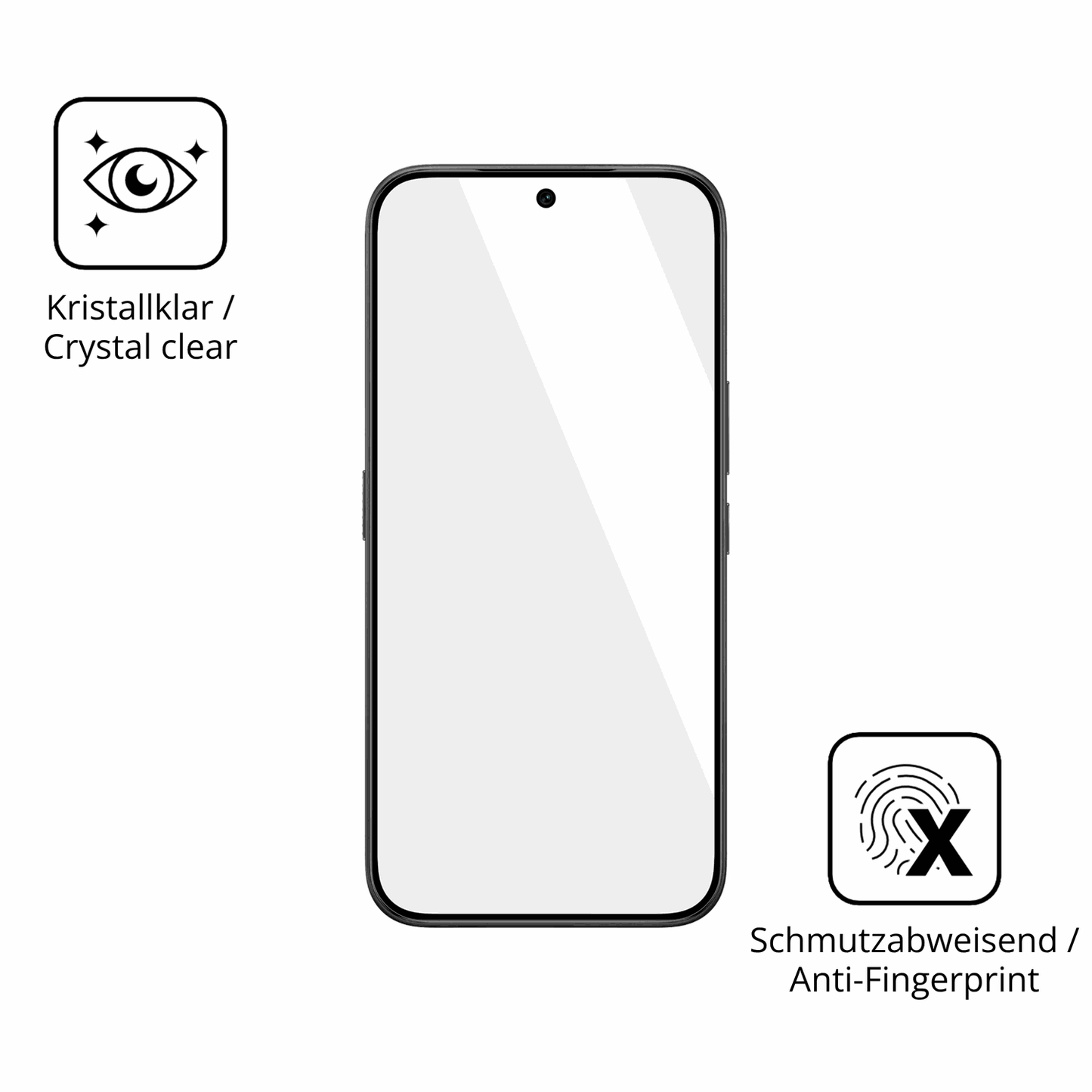 Flexible TPU-Folie passend zugeschnitten für Tecno Camon 50, vollständige Abdeckung