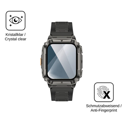 2x Screen Protector for Ulefone Armor Watch Ultra Flexible Glass 9H dipos