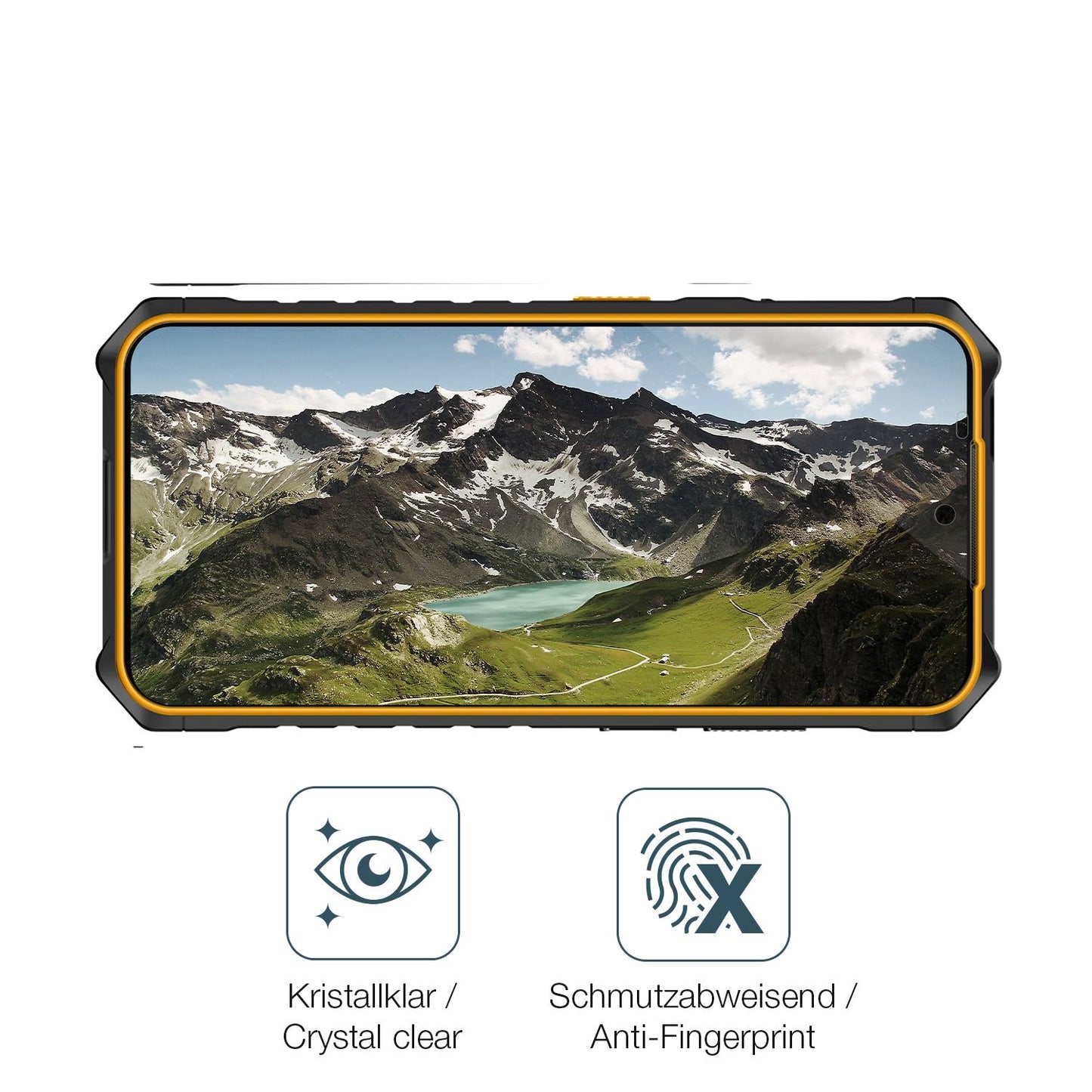 Flexible TPU-Folie passend zugeschnitten für Ulefone Armor X13 Outdoor, vollständige Abdeckung