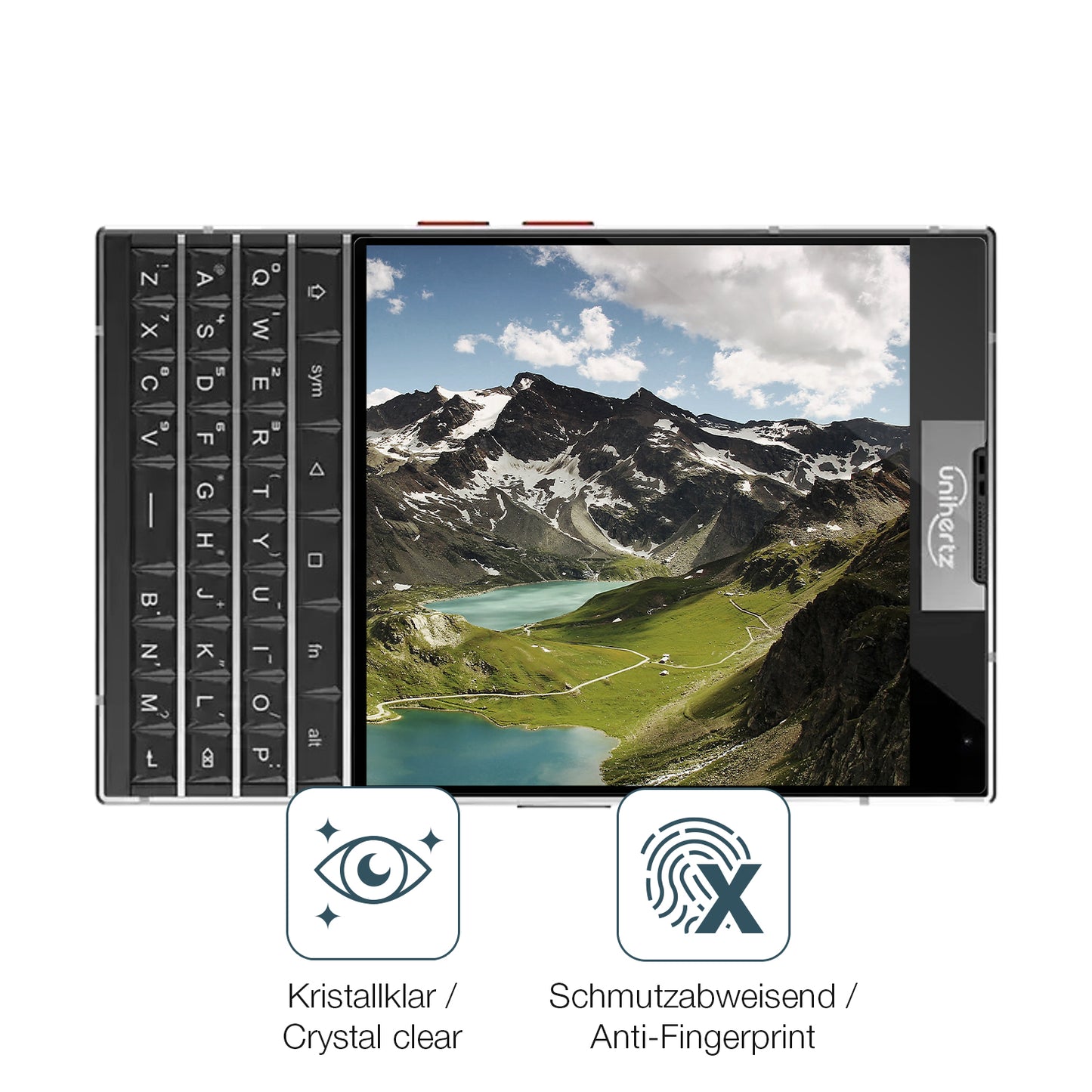 Flexible TPU-Folie passend zugeschnitten für Unihertz Titan 2, vollständige Abdeckung
