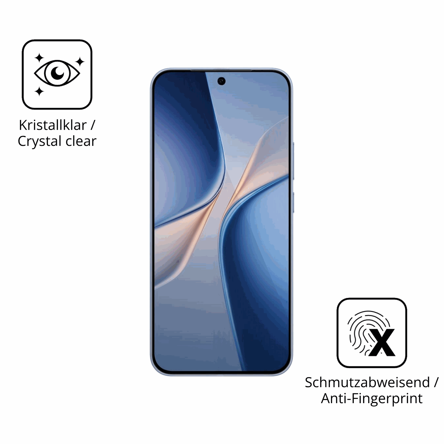 Flexible TPU-Folie passend zugeschnitten für Vivo T5 Pro, vollständige Abdeckung