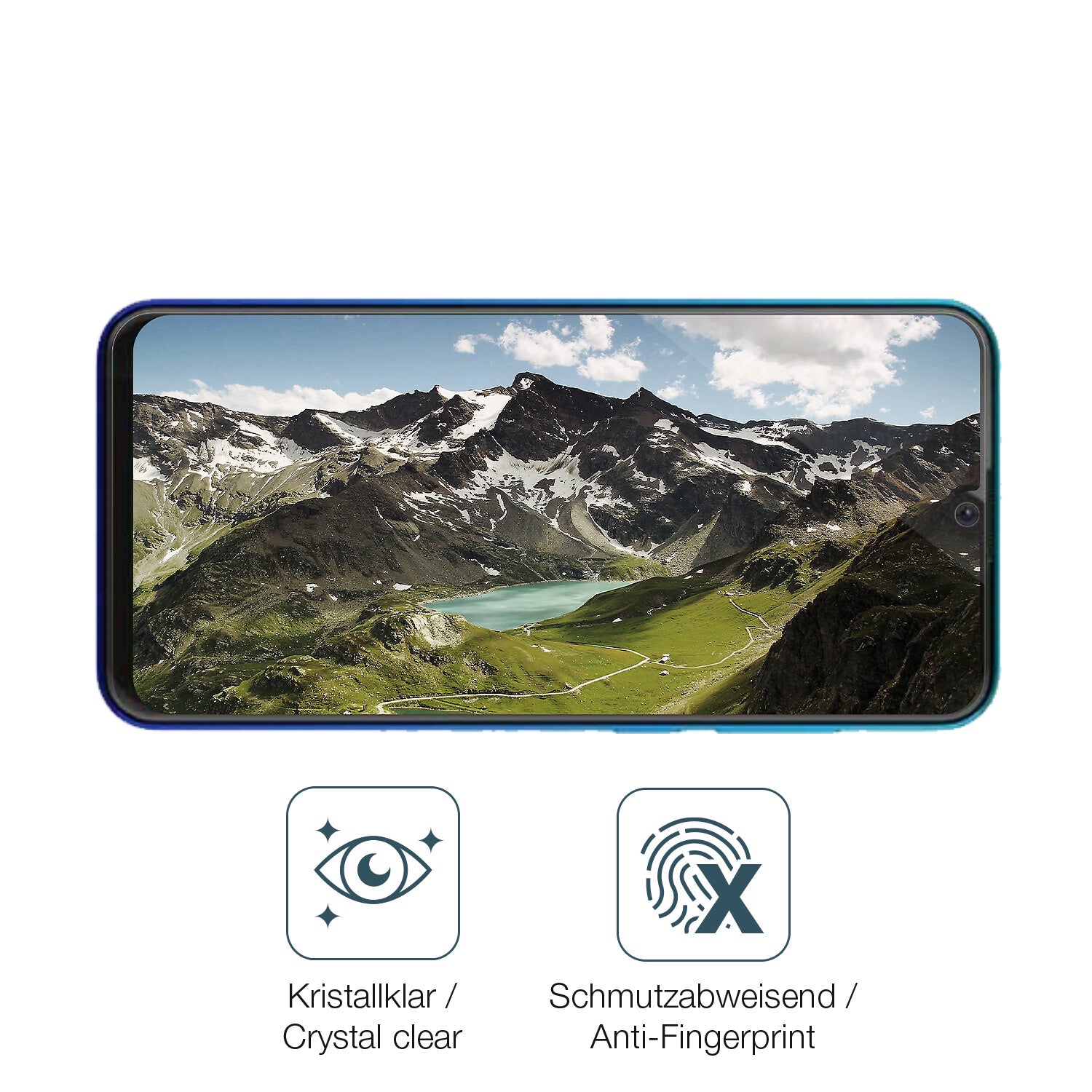 Flexible TPU-Folie passend zugeschnitten für Walton H8 pro, vollständige Abdeckung
