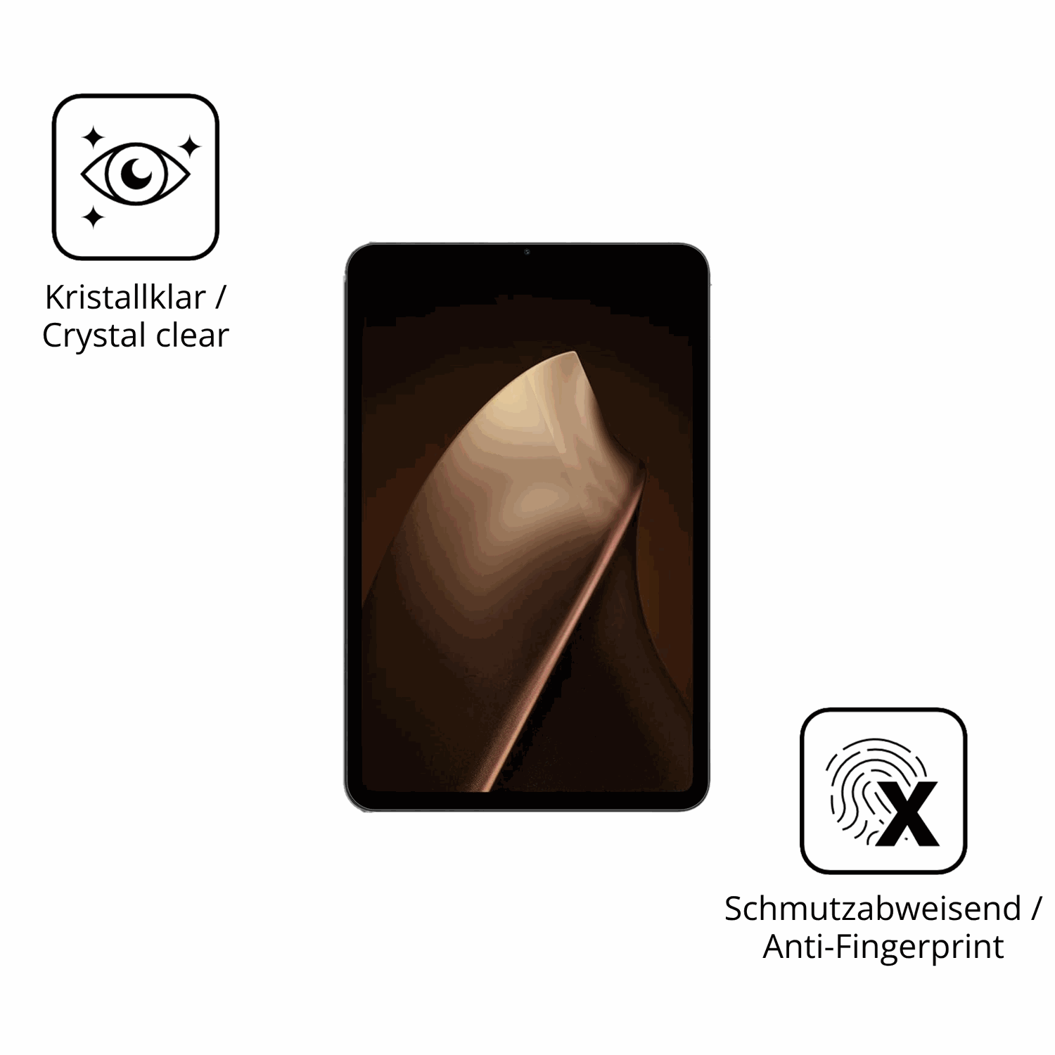 Flexible TPU-Folie passend zugeschnitten für Xiaomi Pad Mini 8.8, vollständige Abdeckung