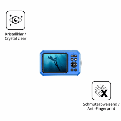 Flexible TPU-Folie passend zugeschnitten für Yixinxin UP019BU01 Unterwasserkamera, vollständige Abdeckung