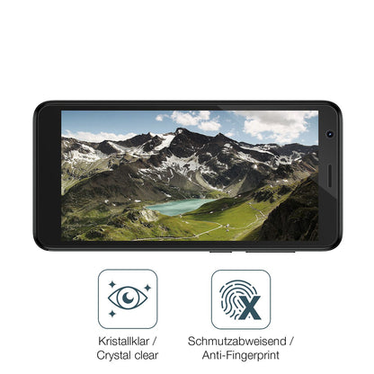 Flexible TPU-Folie passend zugeschnitten für ZTE Blade A31, vollständige Abdeckung