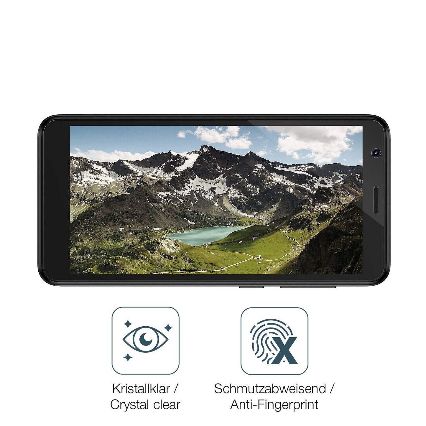 Flexible TPU-Folie passend zugeschnitten für ZTE Blade A31, vollständige Abdeckung