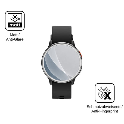 2x Screen Protector for aeac 1.27 Smartwatch matte Flexible Glass 9H dipos