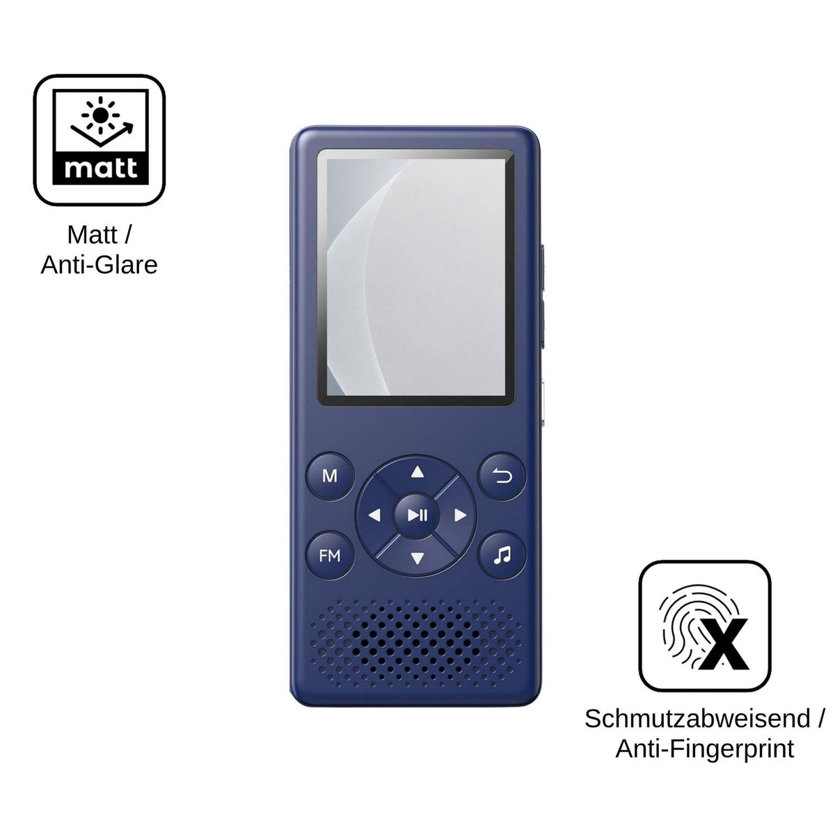 2x Screen Protector for AGPTEK M5X matte Flexible Glass 9H dipos