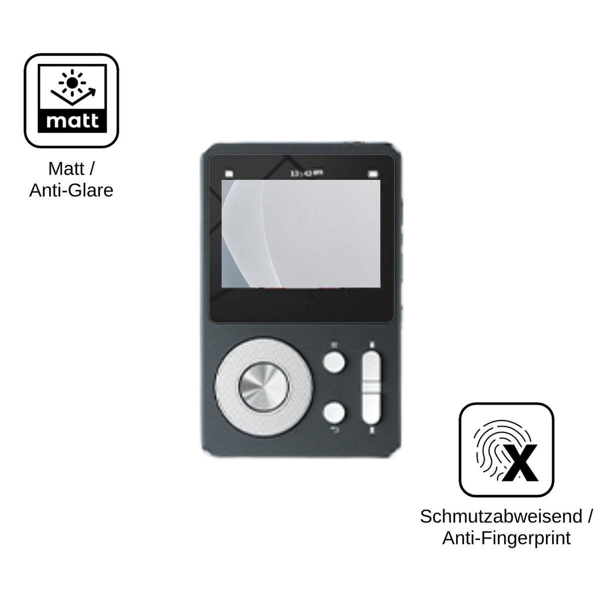 2x Screen Protector for Aiandcc M28 matte Flexible Glass 9H dipos