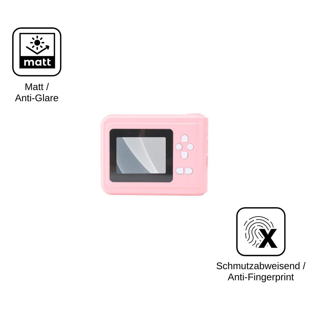 2x Screen Protector for Akozon Compact HD matte Flexible Glass 9H dipos