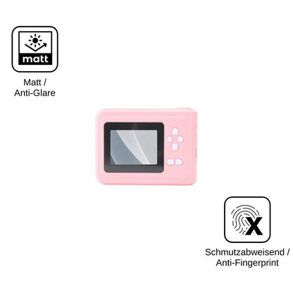 2x Screen Protector for Akozon Compact HD matte Flexible Glass 9H dipos