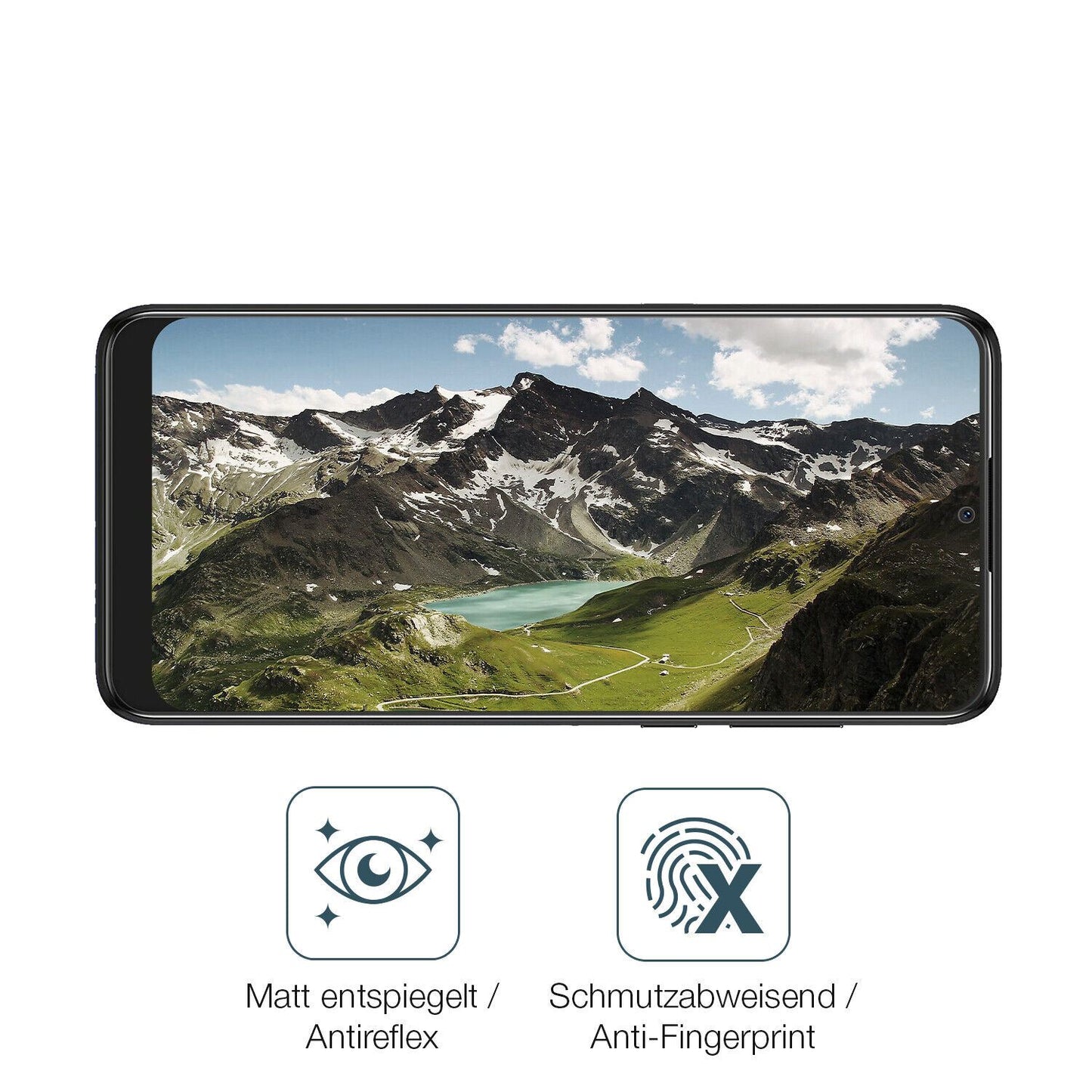 9H Hartbeschichtete, flexible Folie passend zugeschnitten für alcatel 3L 2020