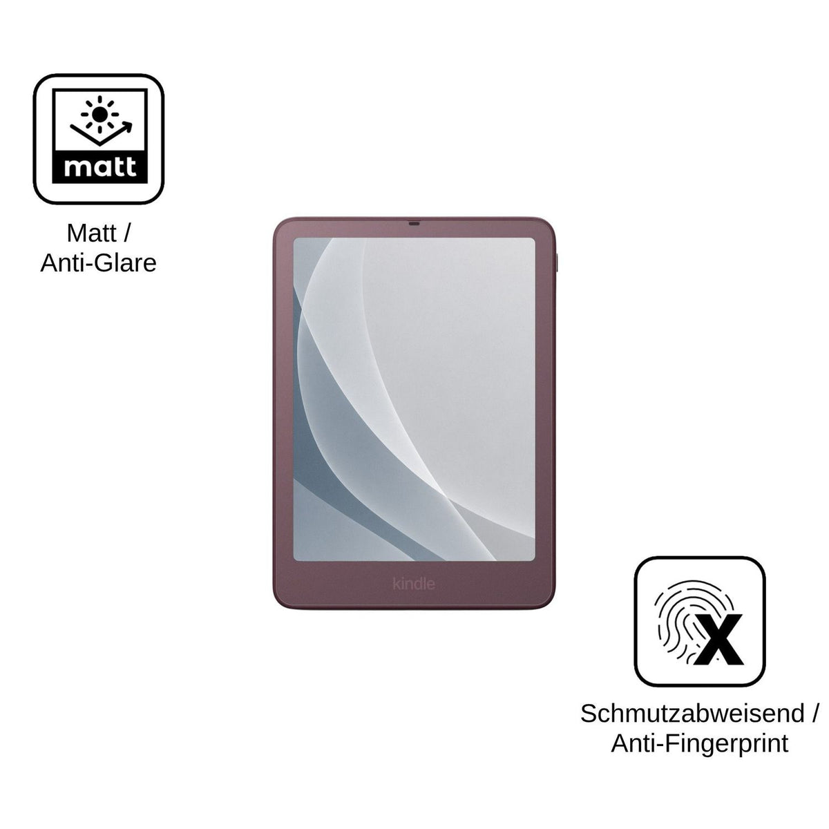 2x Screen Protector for Amazon Kindle Colorsoft Signature Edition 2026 matte Flexible Glass 9H dipos