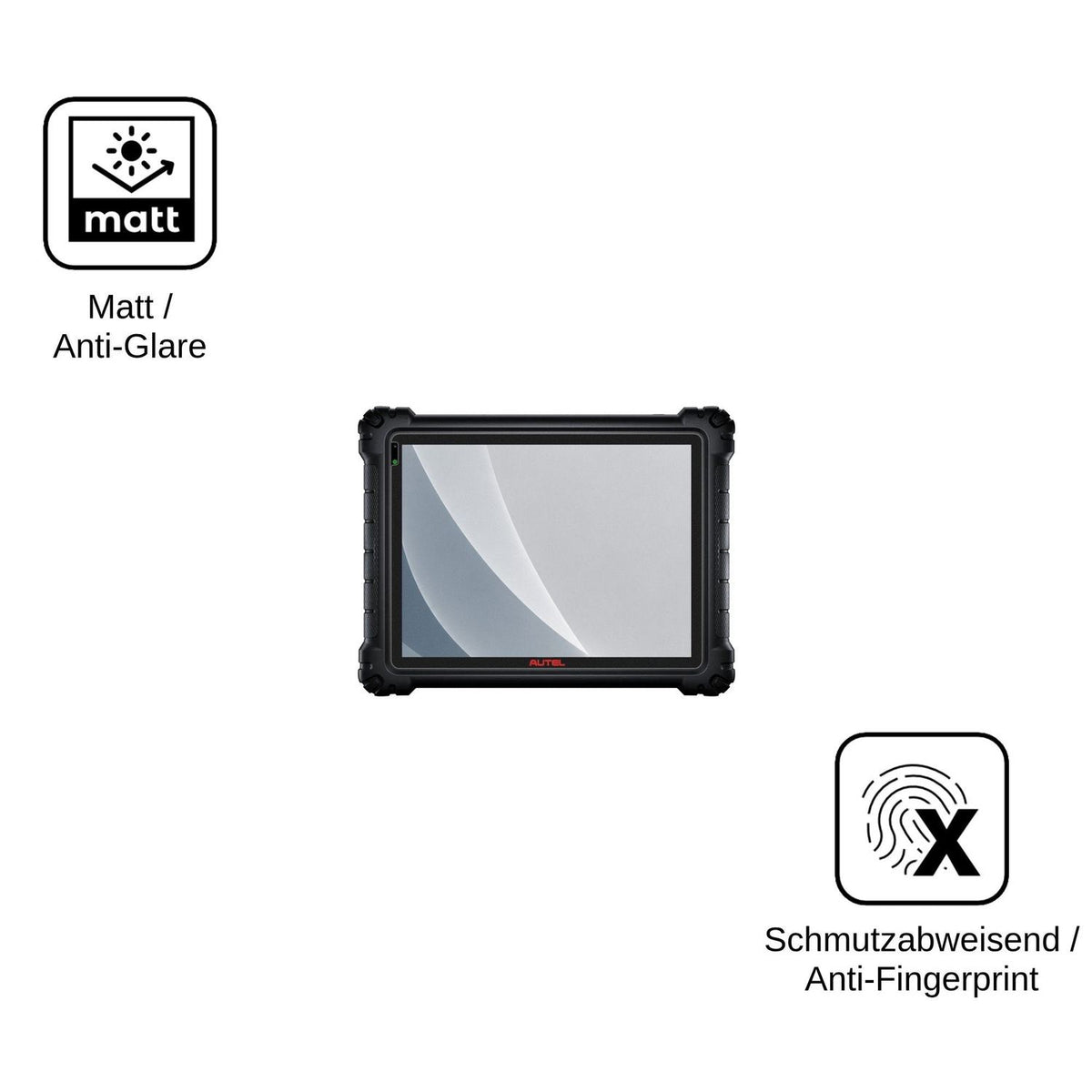 2x Screen Protector for Autel MaxiSYS Ultra S2 matte Flexible Glass 9H dipos