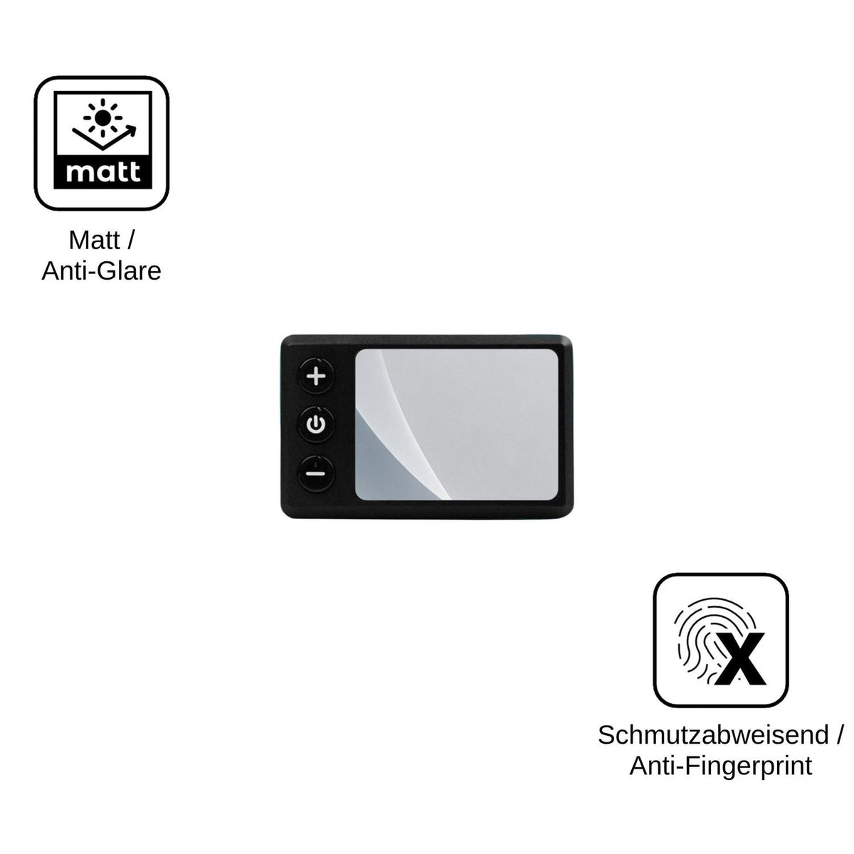 2x Screen Protector for Bassadoro Lenker Display S E matte Flexible Glass 9H dipos