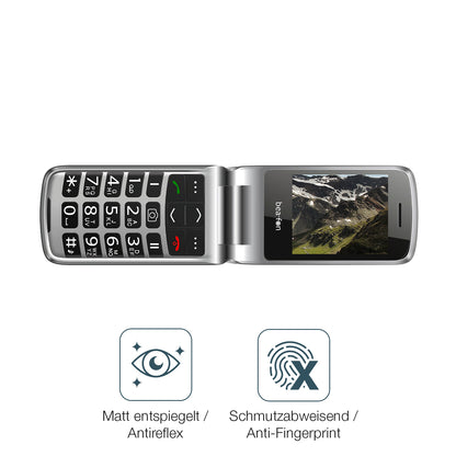 Schutz gegen Kratzer auf dem Beafon SL605 Glas durch Schlüssel oder Ähnliches