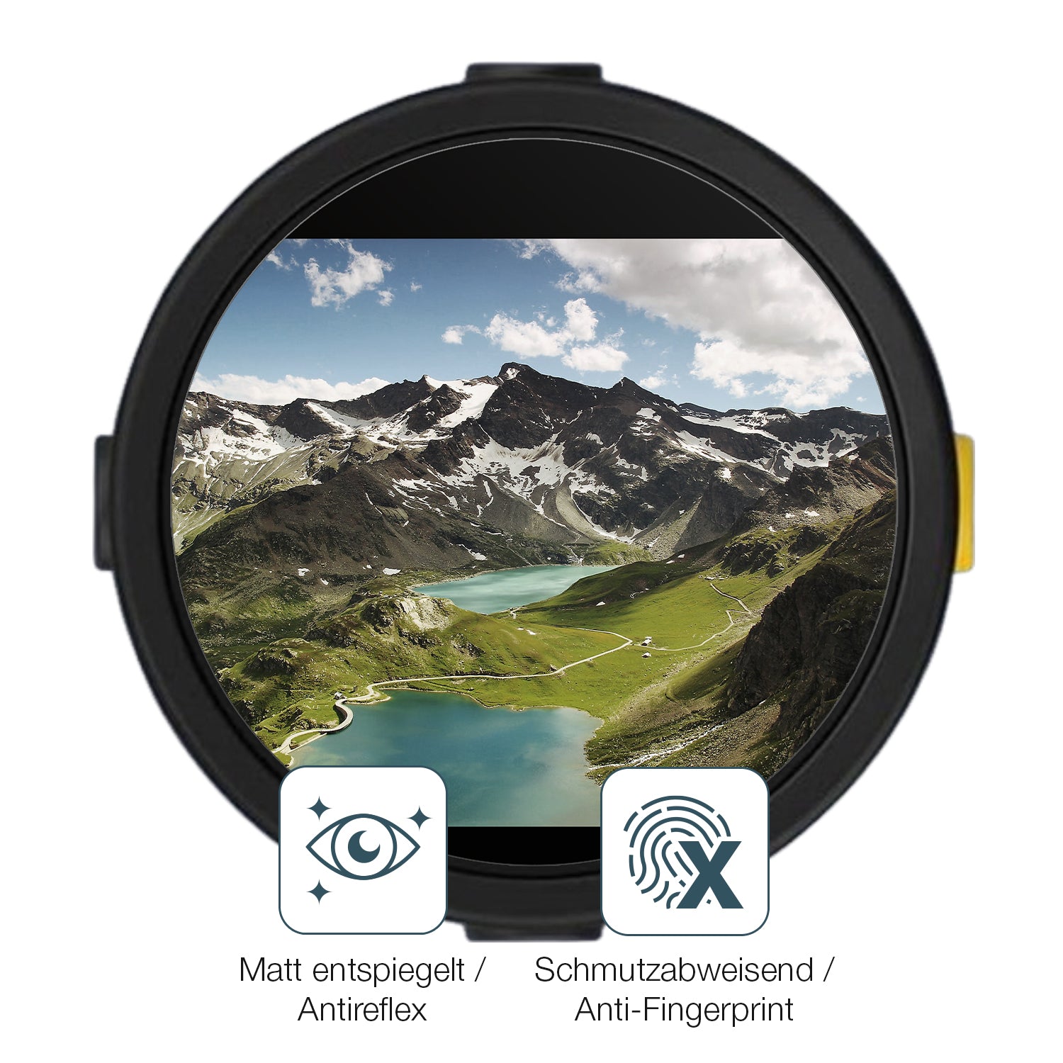Schutz gegen Kratzer auf dem Beeline Velo 2 Navi Glas durch Schlüssel oder Ähnliches