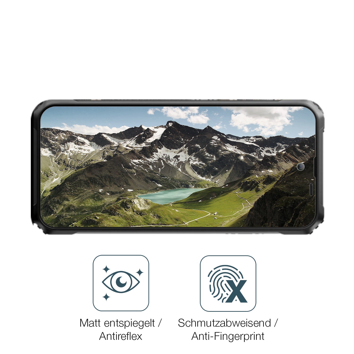 9H Hartbeschichtete, flexible Folie passend zugeschnitten für Blackview BL9000
