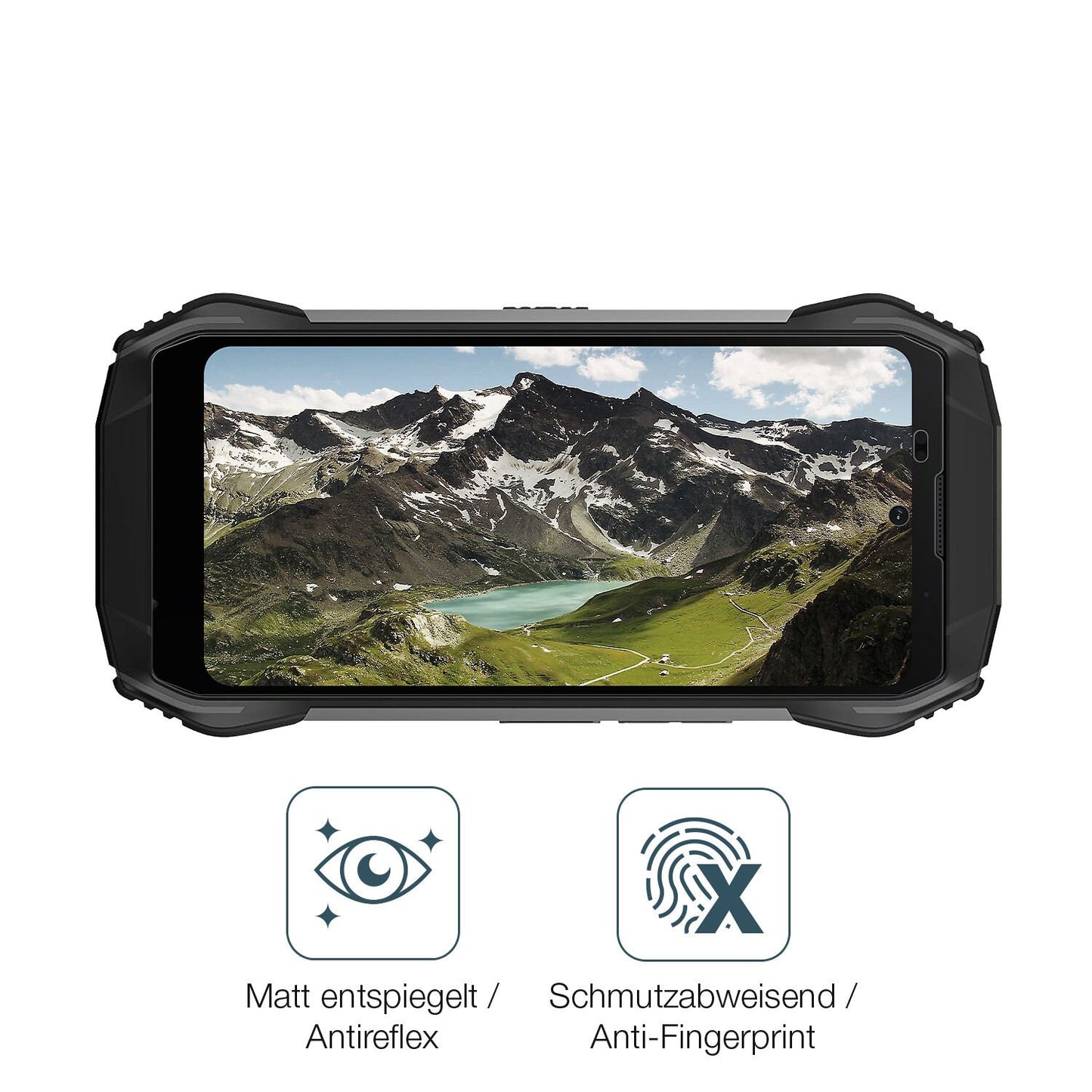 9H Hartbeschichtete, flexible Folie passend zugeschnitten für Blackview N6000 Mini