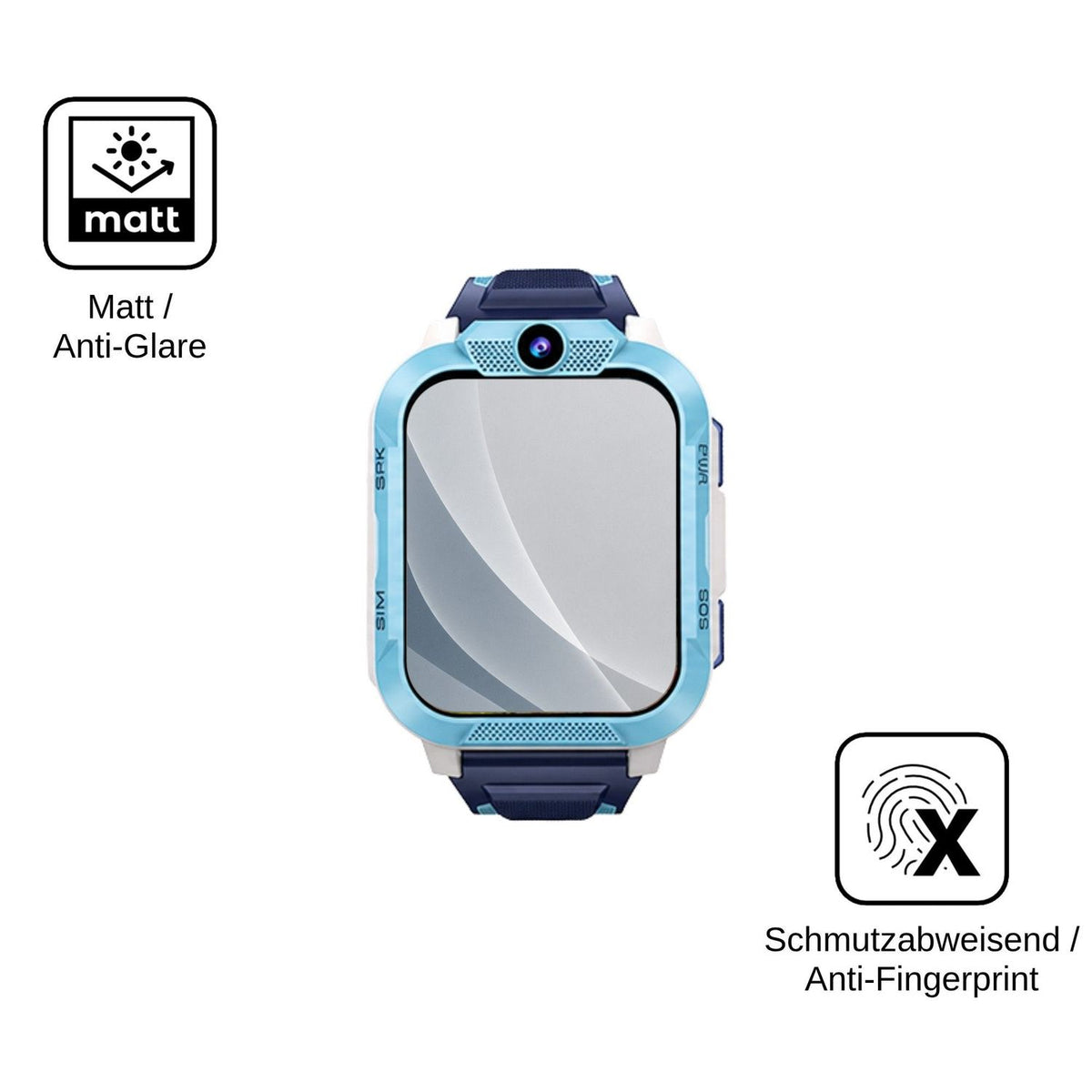 2x Screen Protector for Blackview Z40 Pro matte Flexible Glass 9H dipos