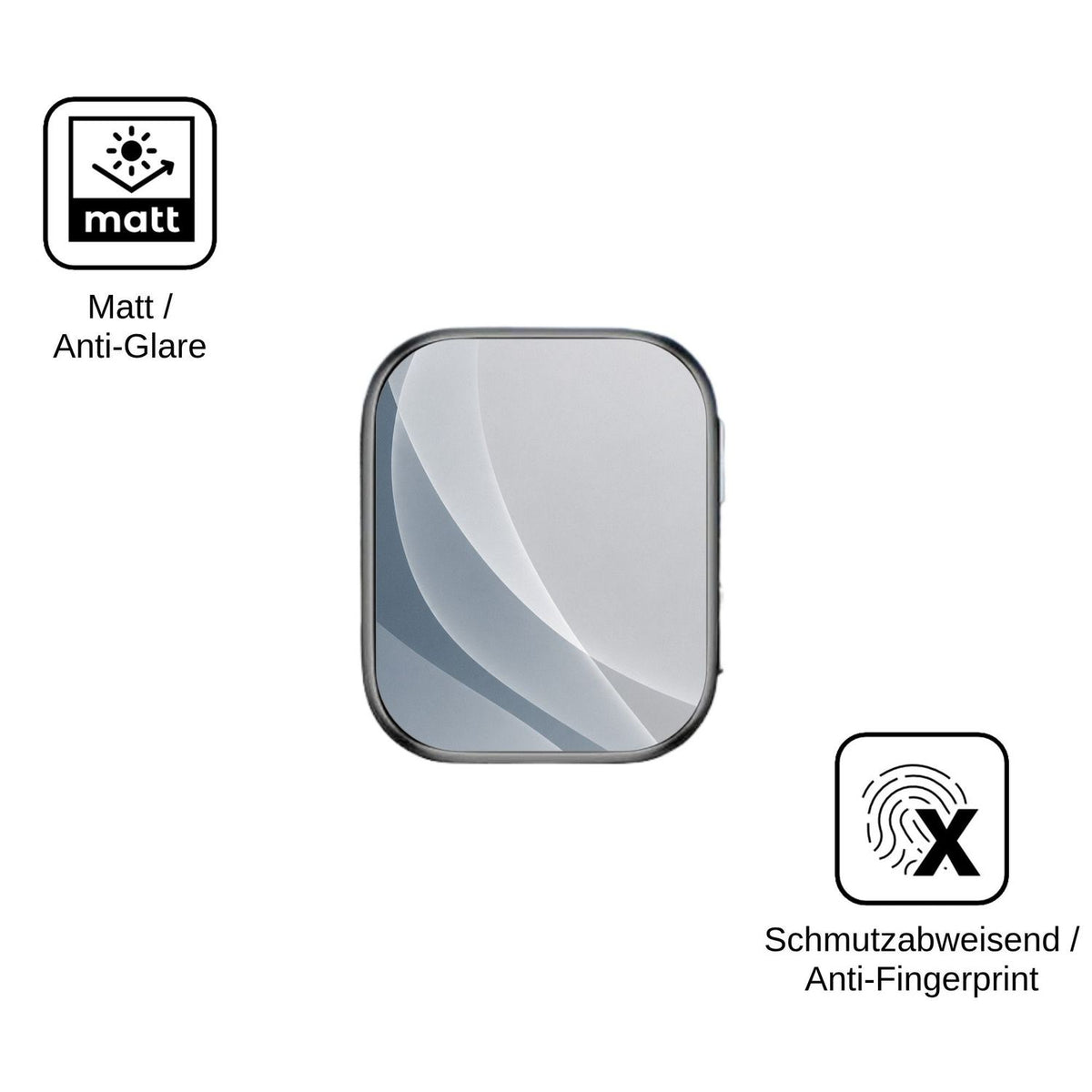 2x Screen Protector for BP Doctor M7000 matte Flexible Glass 9H dipos