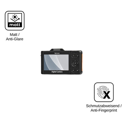 2x Screen Protector for Camtryzine KHX211 matte Flexible Glass 9H dipos