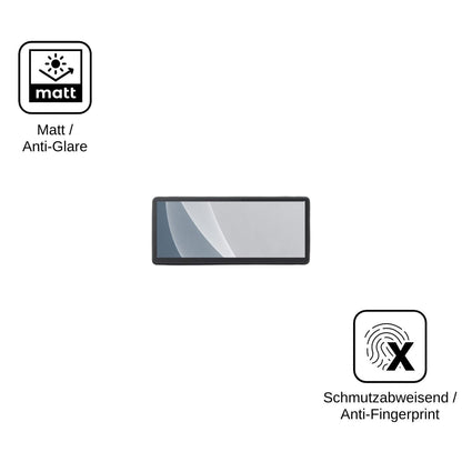 2x Screen Protector for CarpodGo T4 Plus matte Flexible Glass 9H dipos