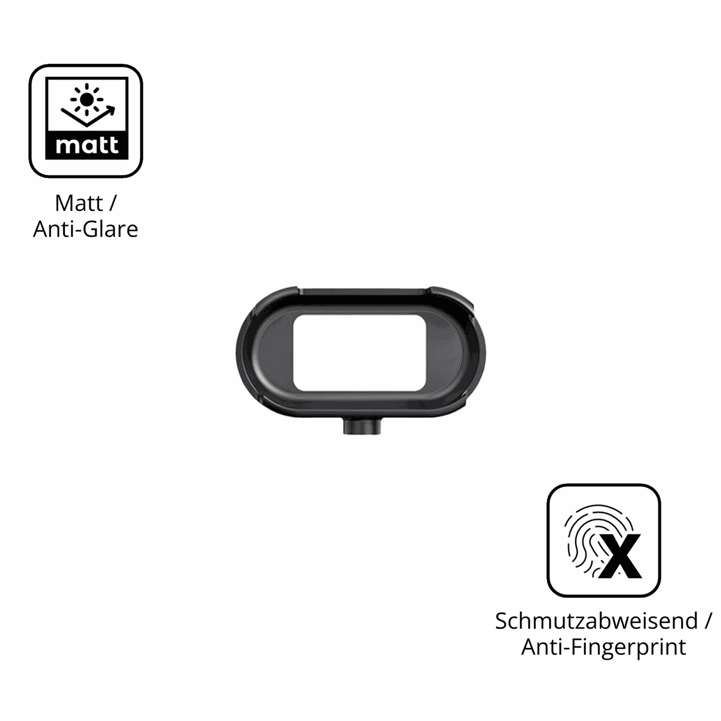 9H Hartbeschichtete, flexible Folie passend zugeschnitten für Cossify HW0612 Mini Action-Cam